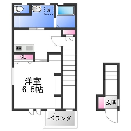 あんしん＋野尻町の物件間取画像